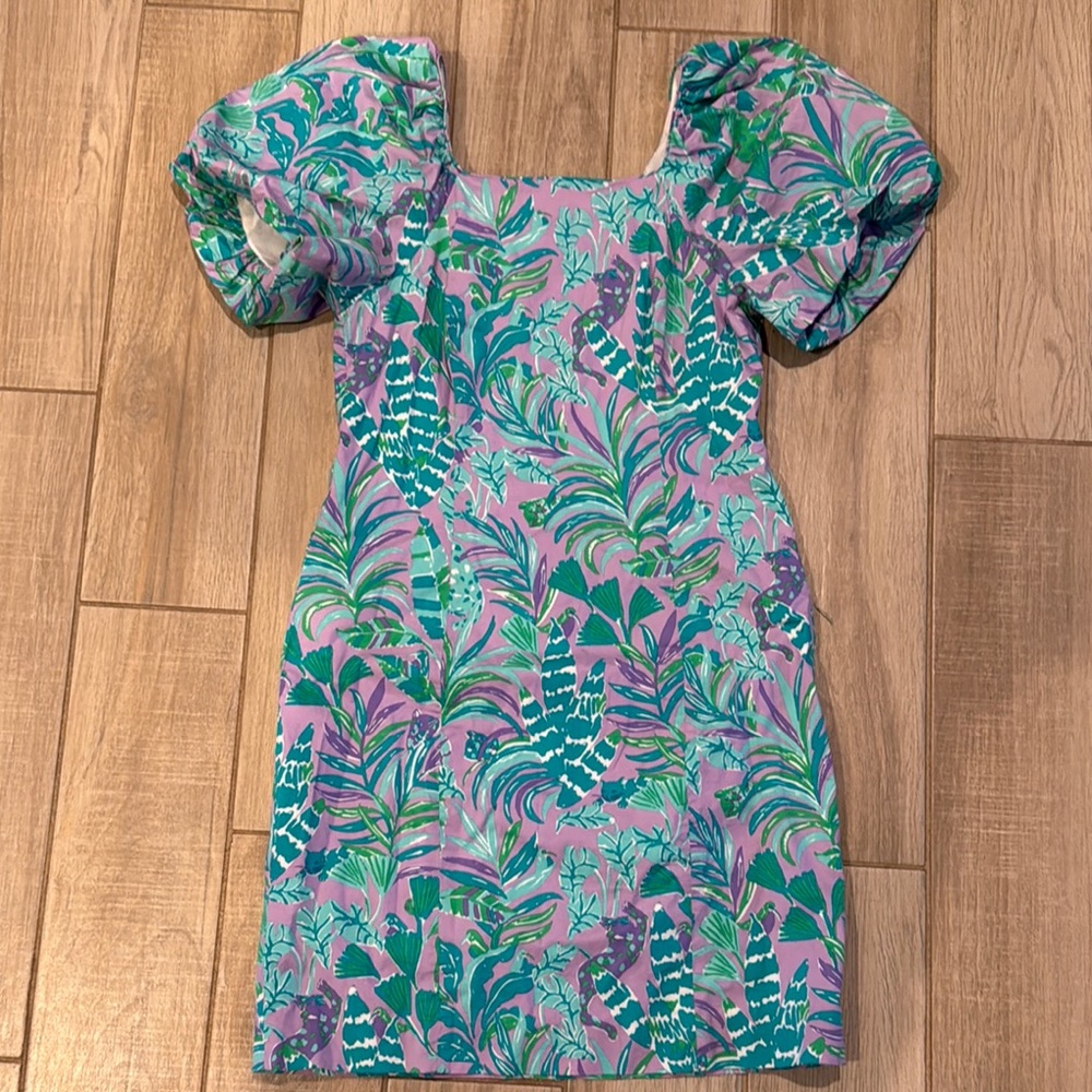 Tropical Print Dress